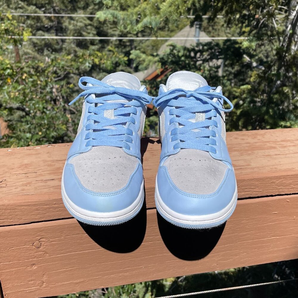 Carolina Blue and Grey Air Jordan 1